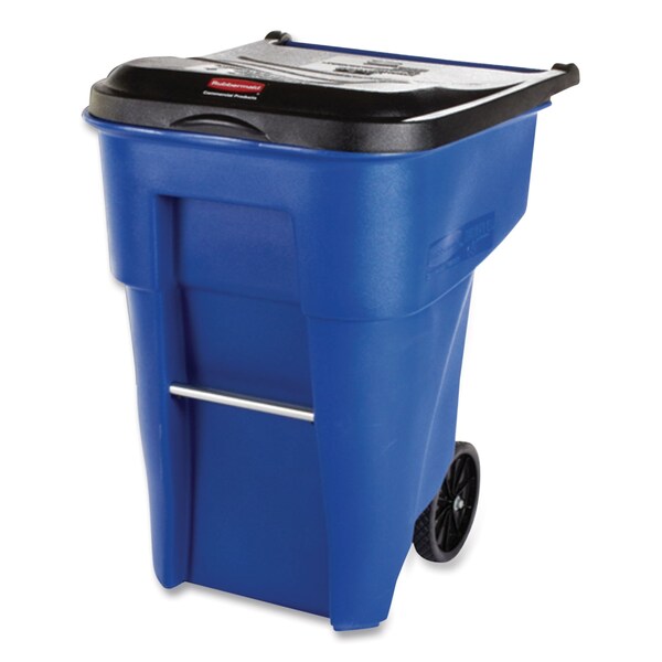 Rubbermaid Commercial 50 gal. Square Trash Can FG9W2700BLUE - main